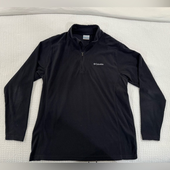 Columbia Other - Black Columbia 1/4 Zip Fleece - L